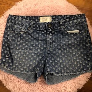 Rachel Roy Denim Dark Wash Jean Shorts